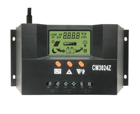 Regulator-controler solar MH 30A, 12V/24V, 2 X USB si LCD